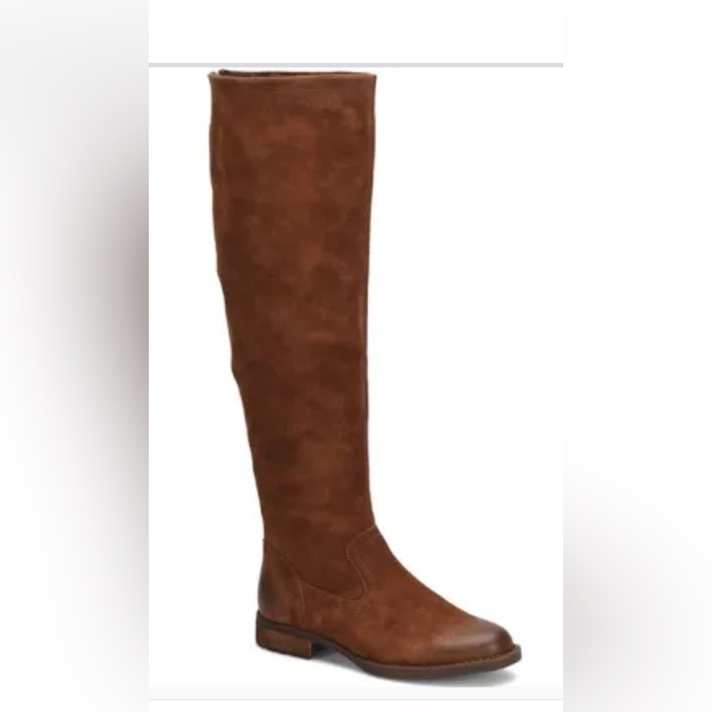 Born Borman Brown Suede Knee High Boots size 8.5